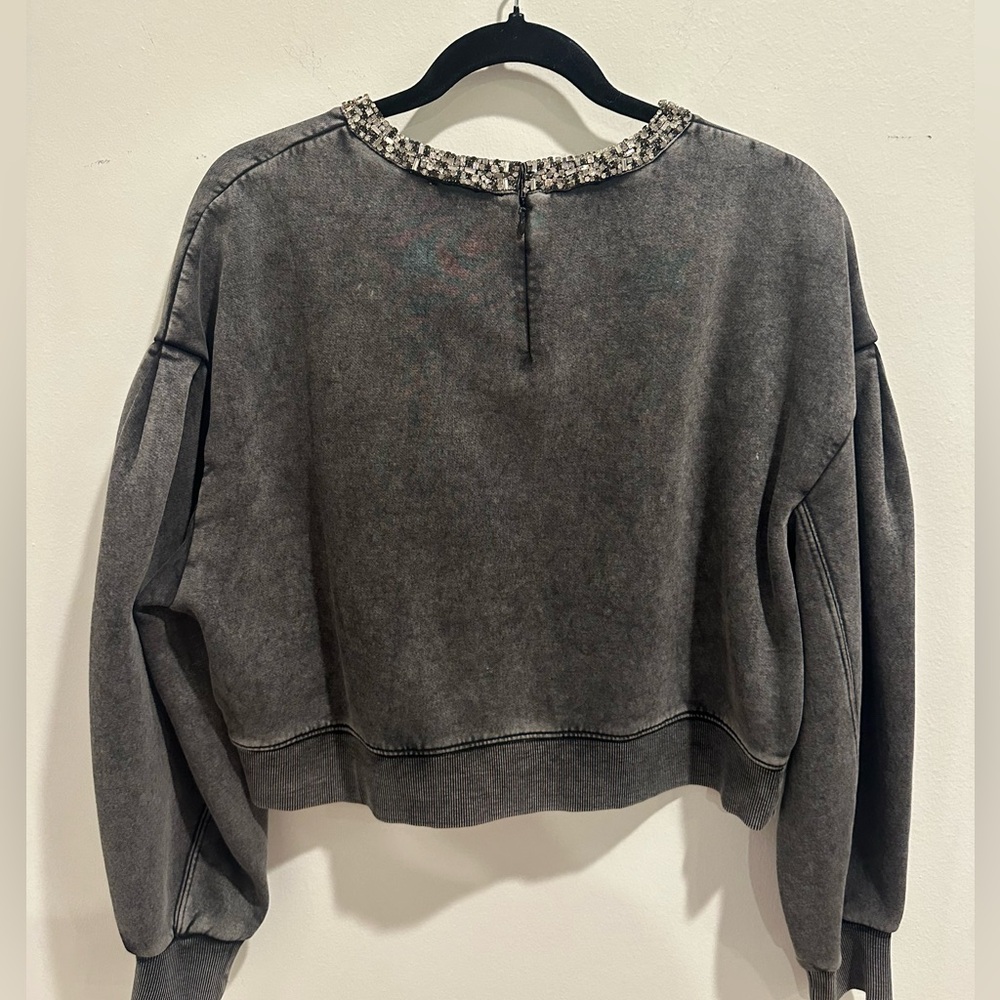 SANDRO
Jewellery Neck Sweatshirt in S/M